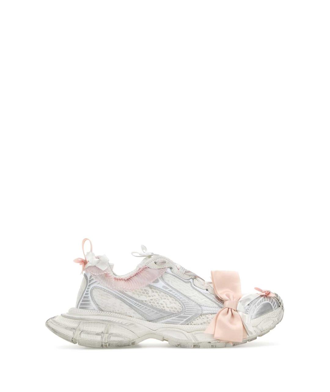 BALENCIAGA Белые текстильные кроссовки, фото 1