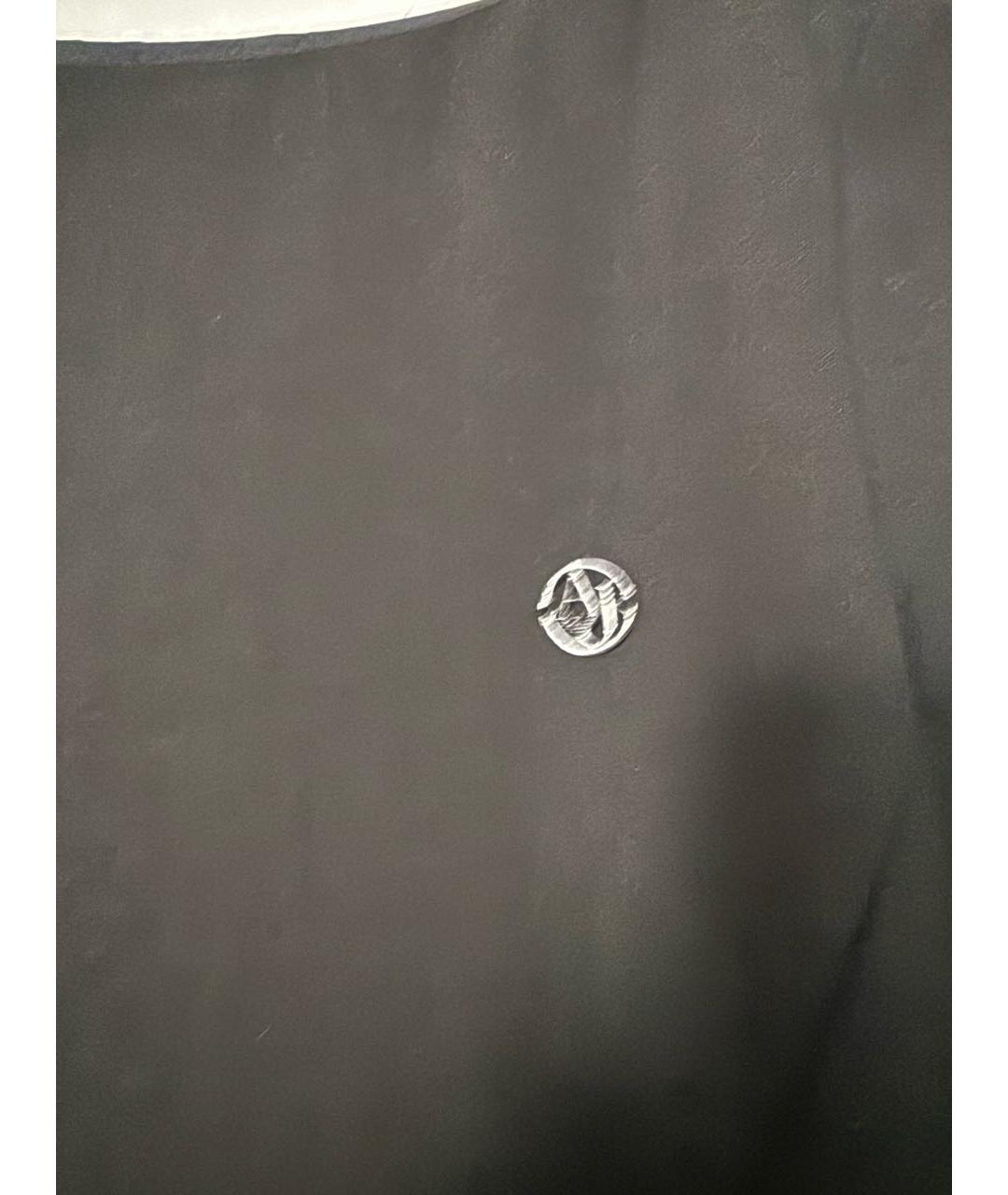 ARMANI JEANS Черное полиэстеровое повседневное платье, фото 3