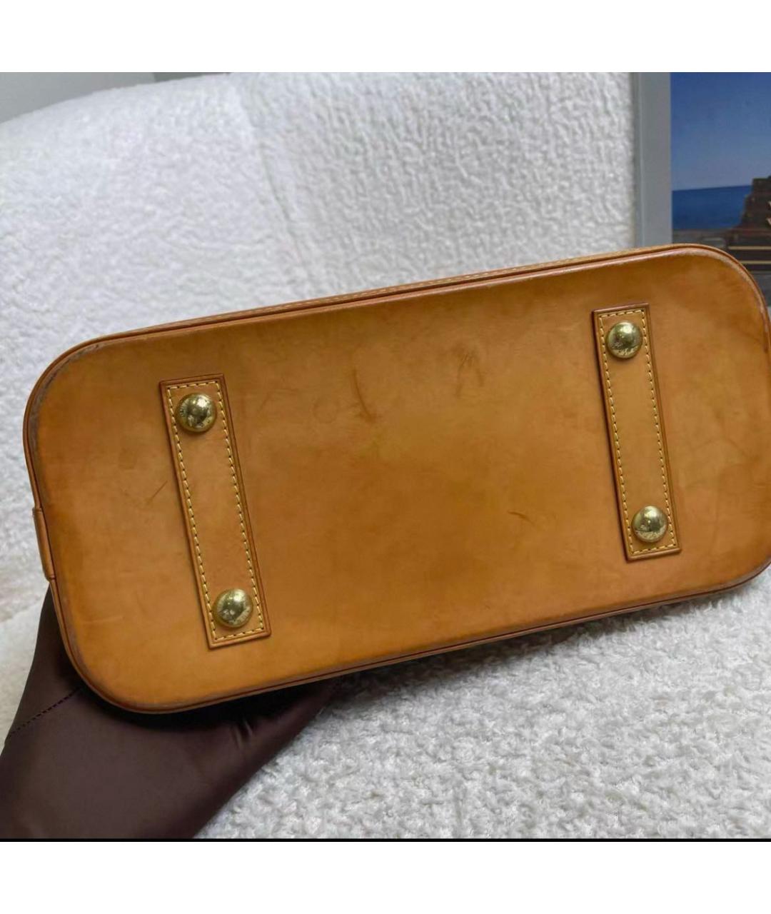 LOUIS VUITTON Коричневая сумка с короткими ручками, фото 5
