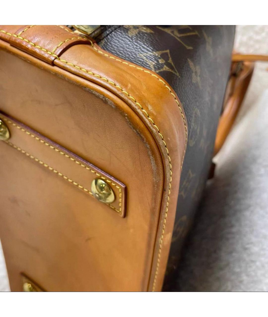 LOUIS VUITTON Коричневая сумка с короткими ручками, фото 6
