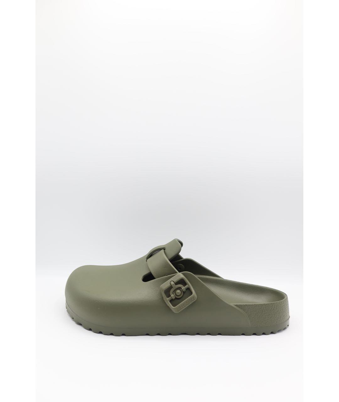 BIRKENSTOCK Зеленые резиновые сандалии, фото 4