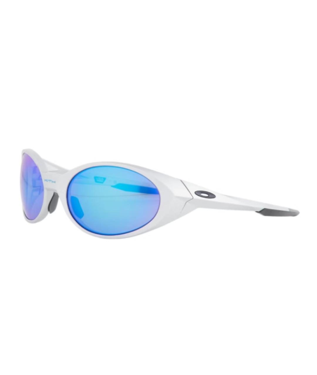 OAKLEY Серебряные пластиковые солнцезащитные очки, фото 2
