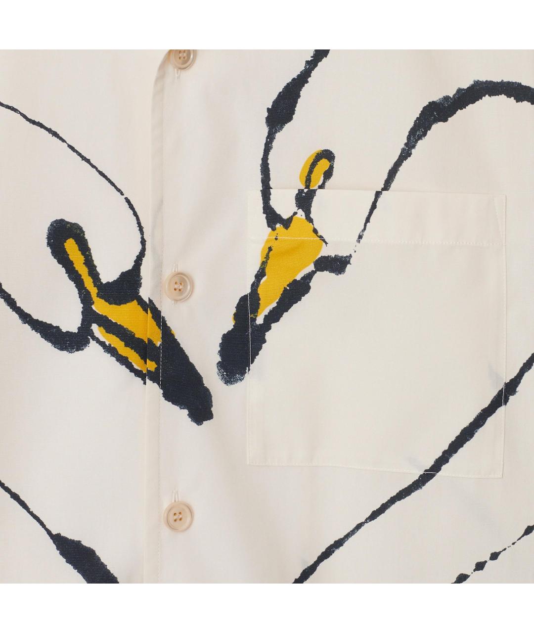 BURBERRY Белая хлопковая классическая рубашка, фото 5