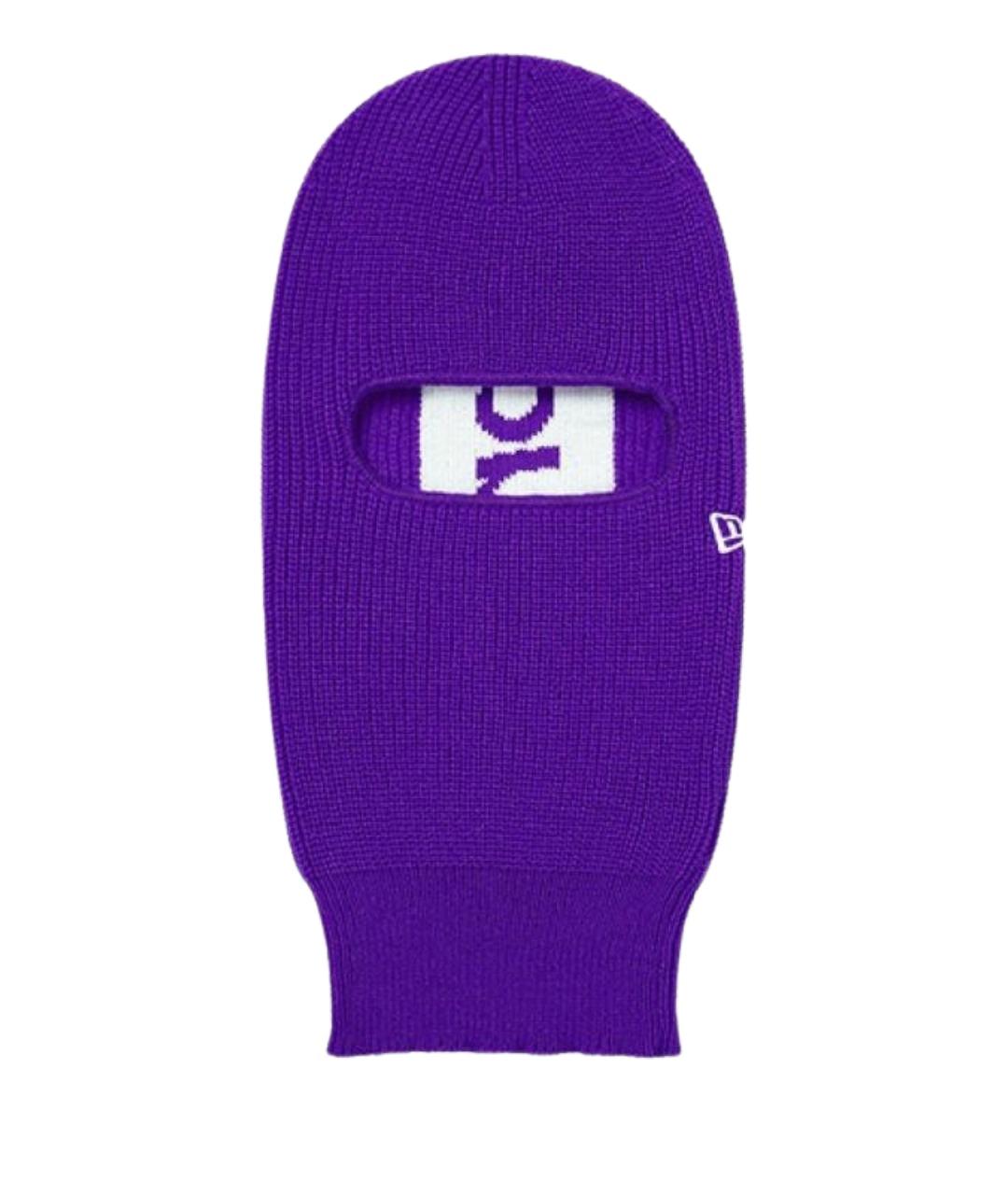 SUPREME Фиолетовая шапка, фото 1