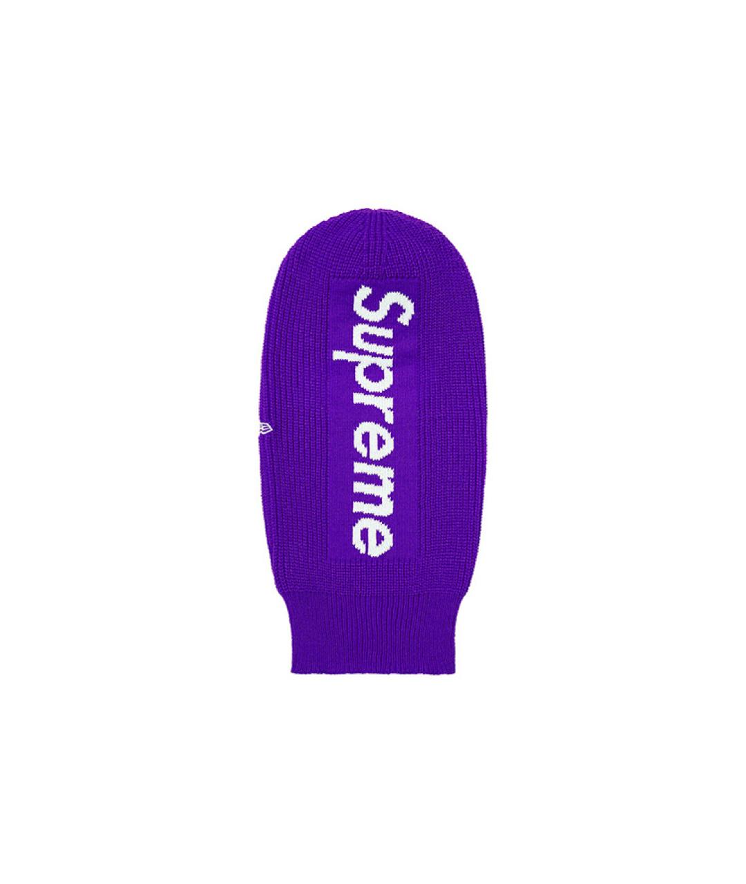 SUPREME Фиолетовая шапка, фото 2