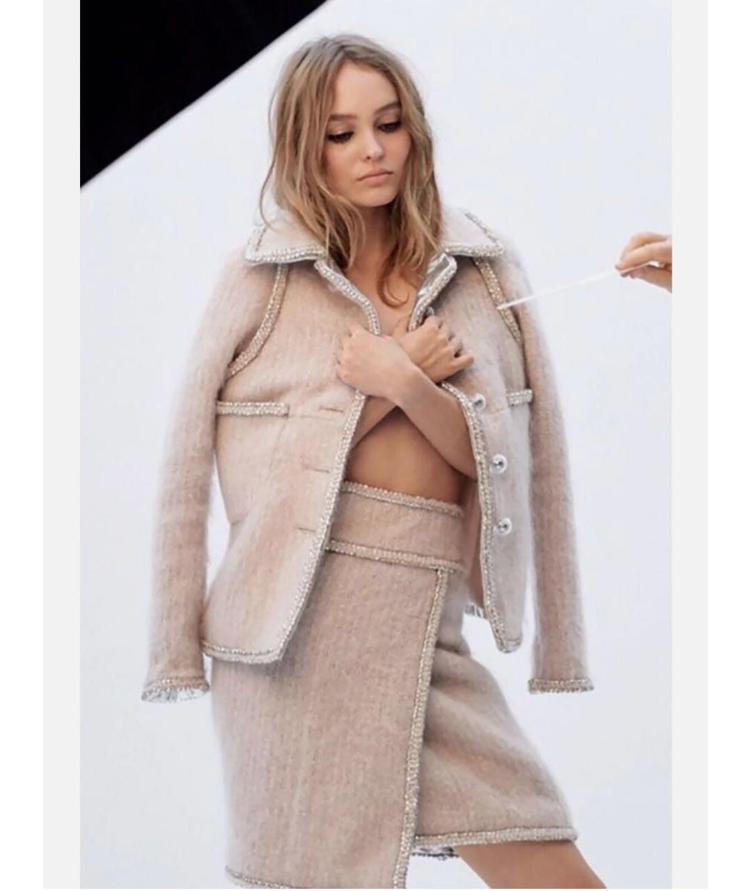 CHANEL Розовая юбка мини, фото 5