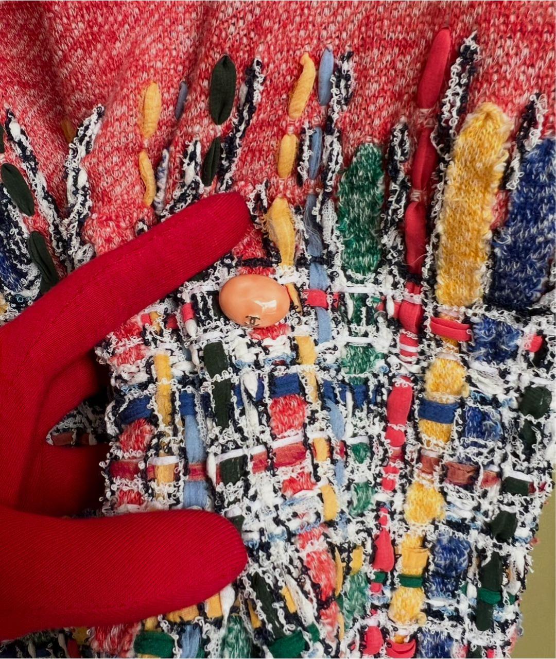 CHANEL Твидовое повседневное платье, фото 2