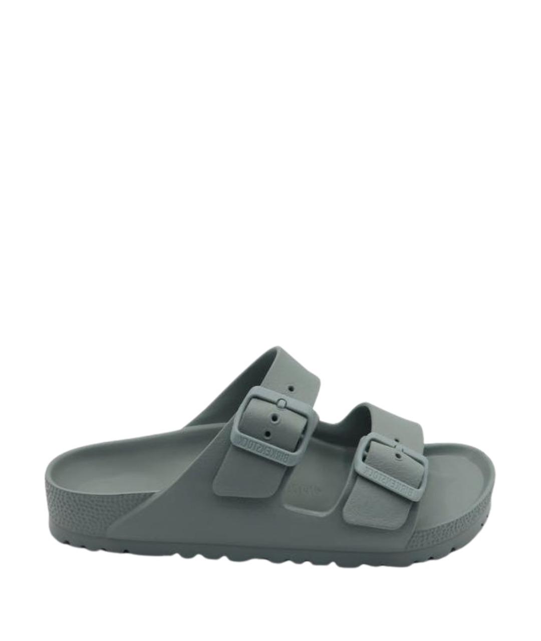 BIRKENSTOCK Бирюзовые резиновые сандалии, фото 1