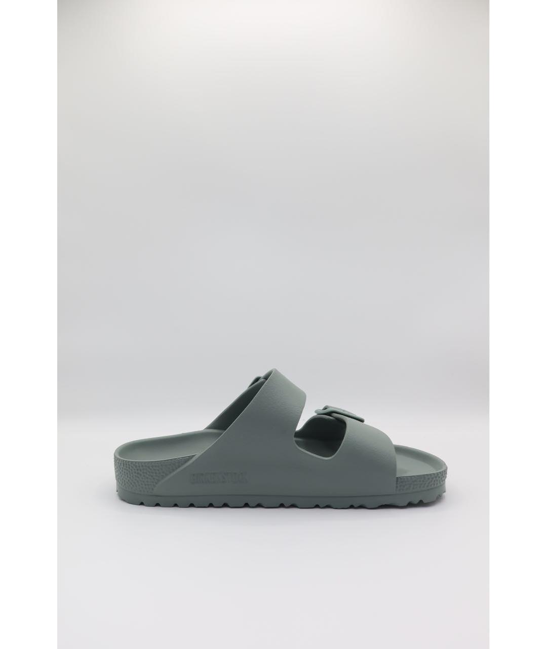 BIRKENSTOCK Бирюзовые резиновые сандалии, фото 3