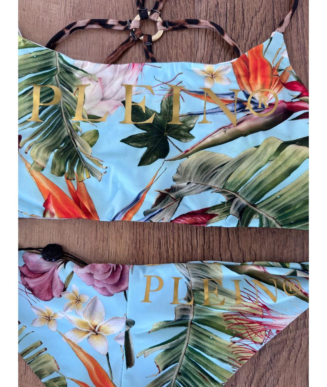 PHILIPP PLEIN Мульти полиэстеровый купальник, фото 3
