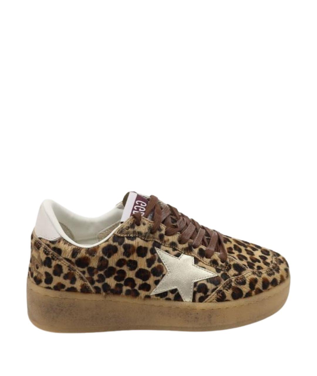 GOLDEN GOOSE DELUXE BRAND Мульти кожаные кеды, фото 1