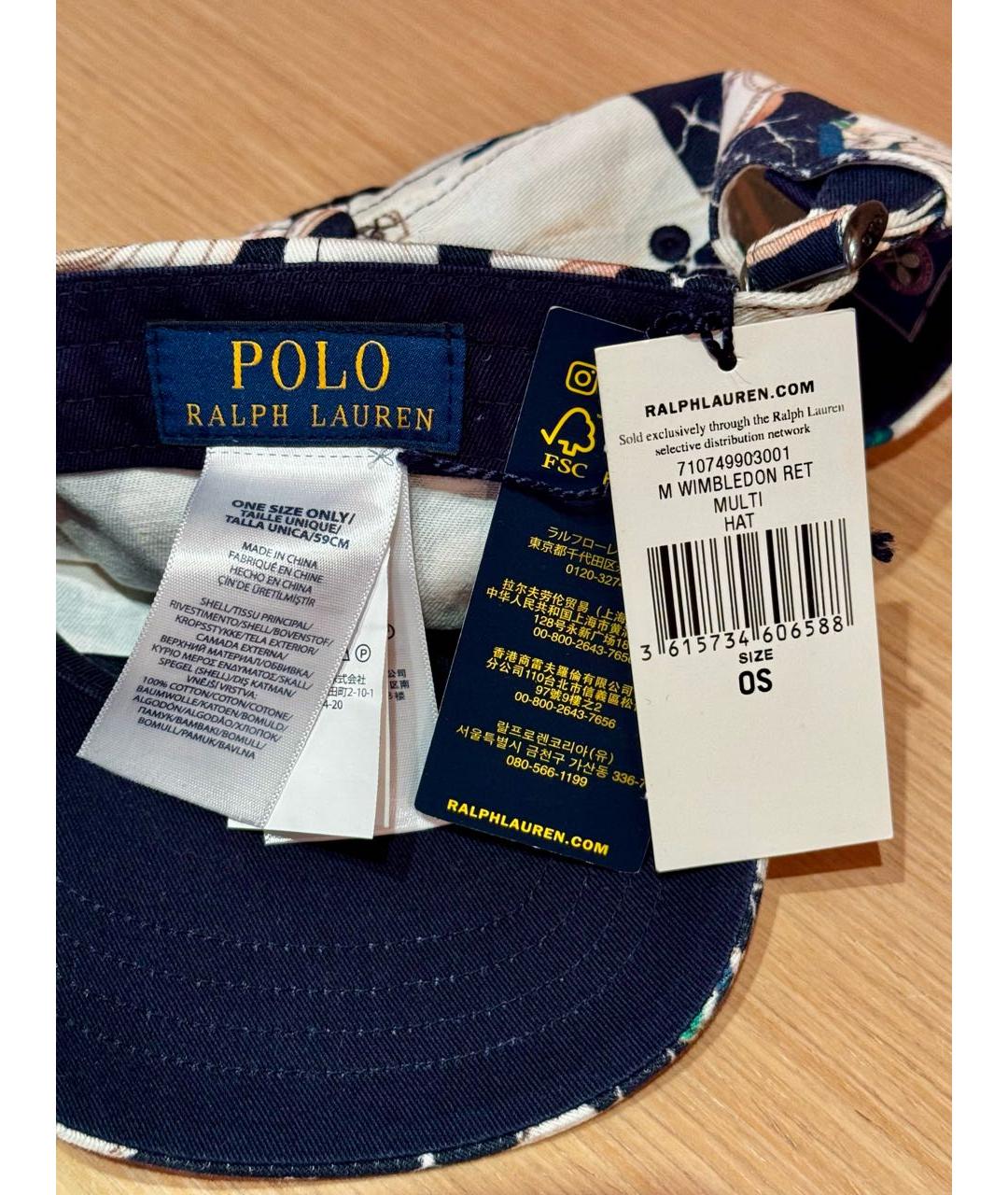 POLO RALPH LAUREN Мульти хлопковая кепка/бейсболка, фото 4