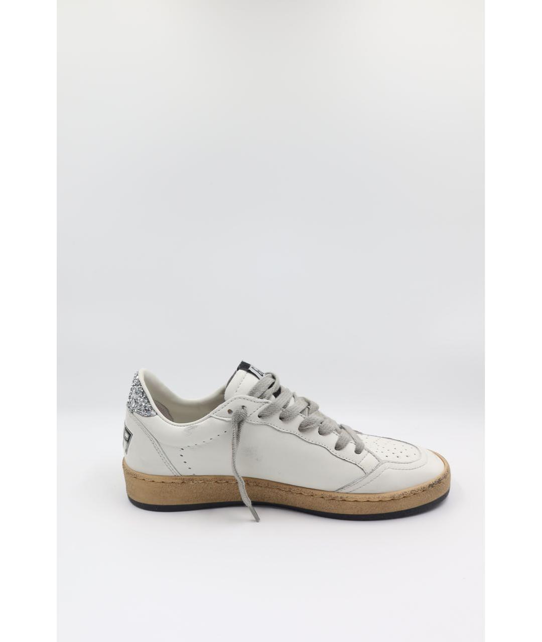 GOLDEN GOOSE DELUXE BRAND Белые кожаные кеды, фото 4