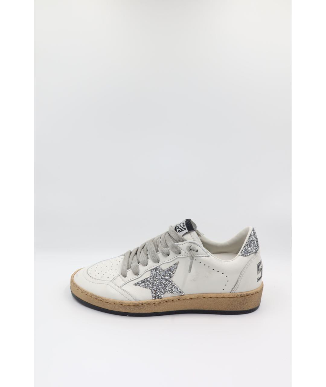 GOLDEN GOOSE DELUXE BRAND Белые кожаные кеды, фото 7