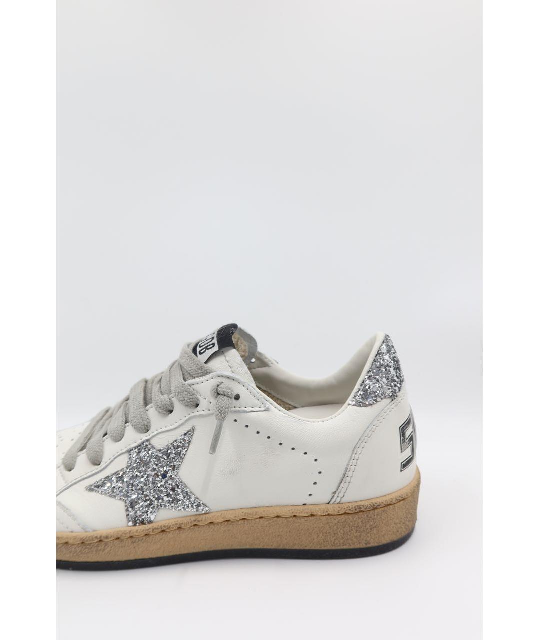 GOLDEN GOOSE DELUXE BRAND Белые кожаные кеды, фото 3