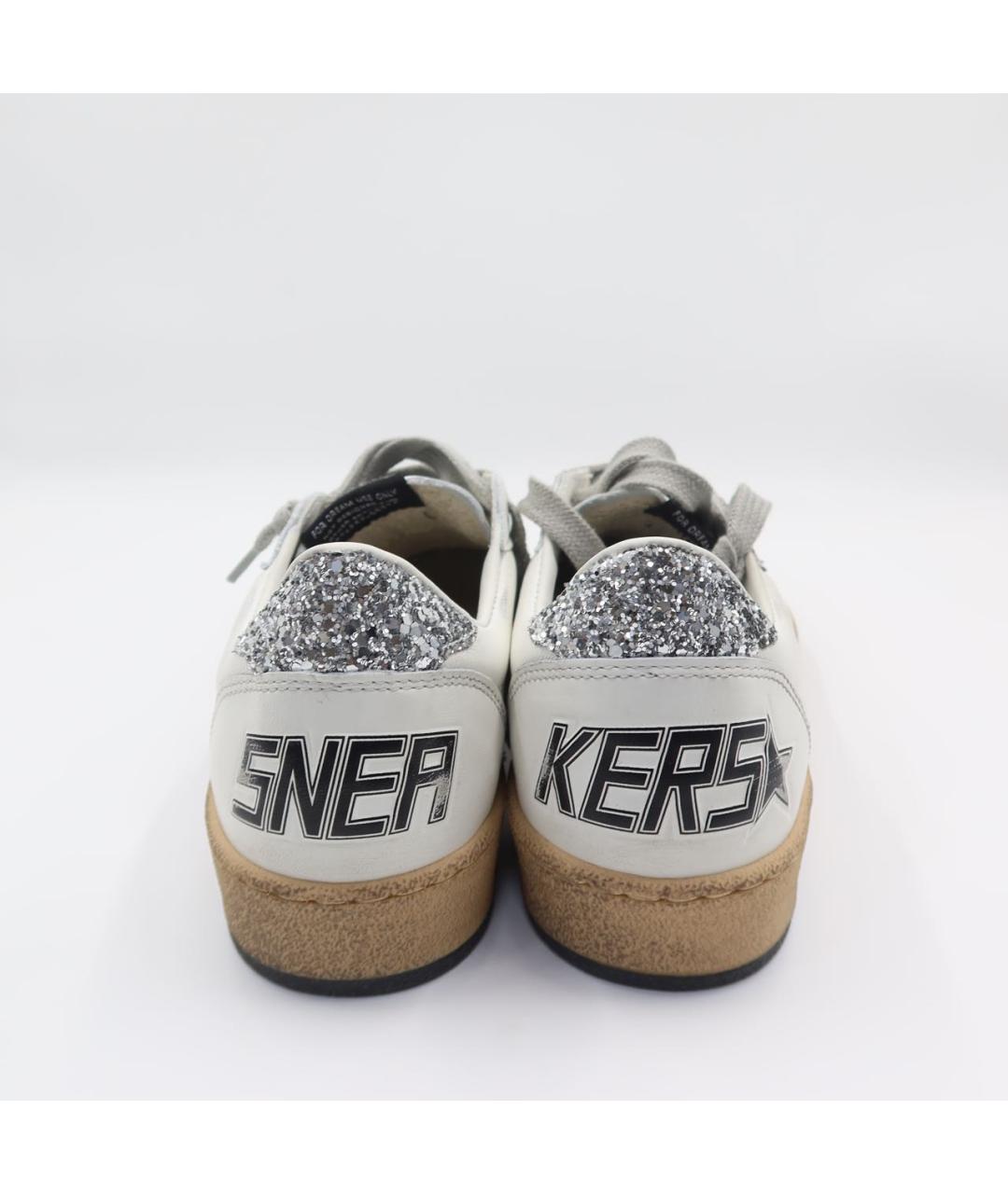 GOLDEN GOOSE DELUXE BRAND Белые кожаные кеды, фото 5