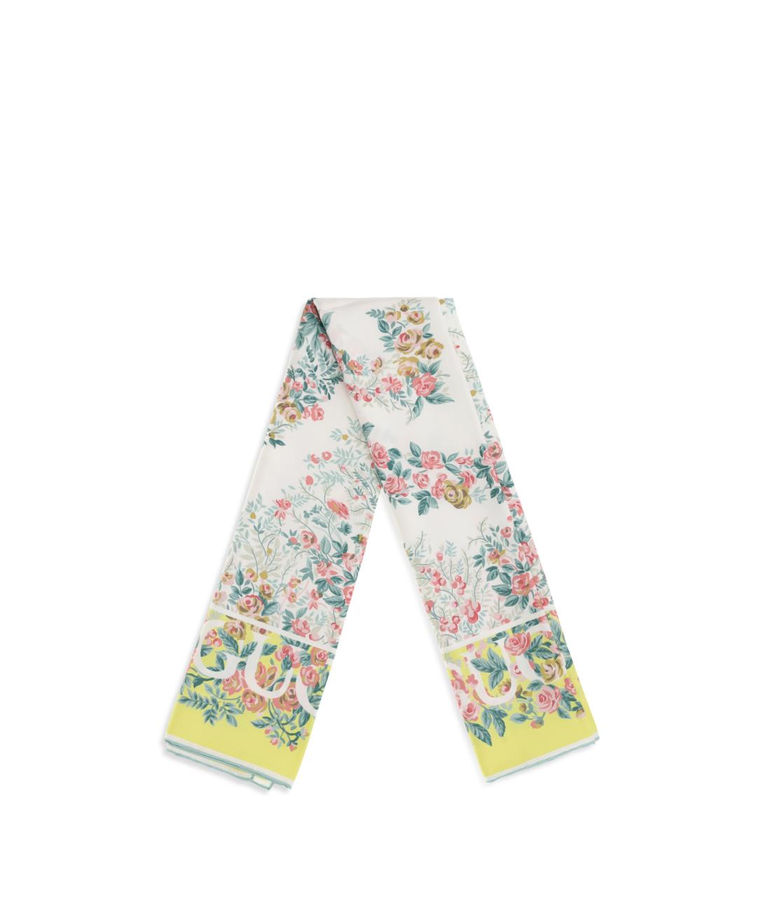 GUCCI Мульти шелковый шарф, фото 2