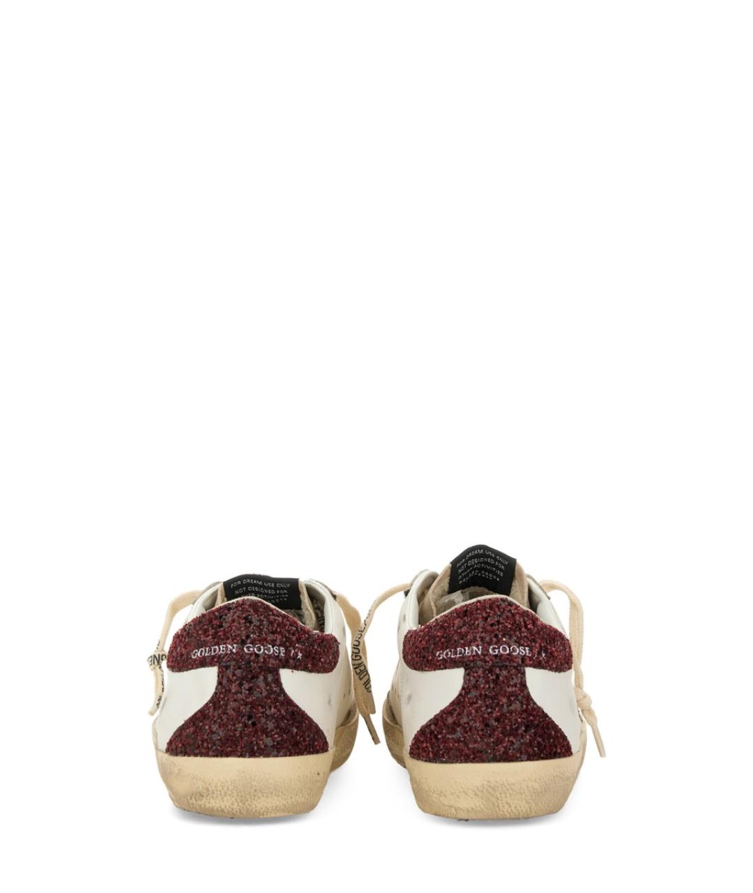 GOLDEN GOOSE DELUXE BRAND Белые кожаные кроссовки, фото 4