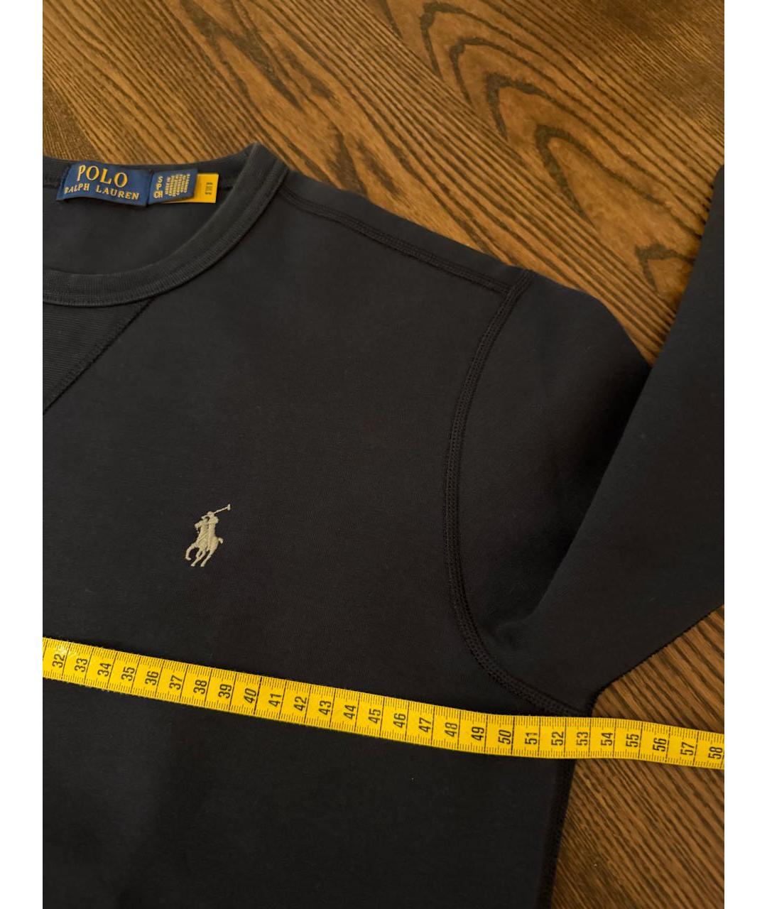 POLO RALPH LAUREN Темно-синий хлопковый спортивный костюм, фото 3
