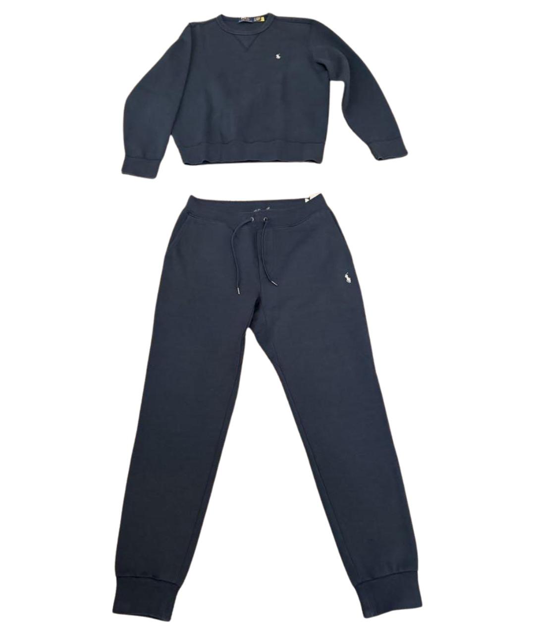 POLO RALPH LAUREN Темно-синий хлопковый спортивный костюм, фото 1