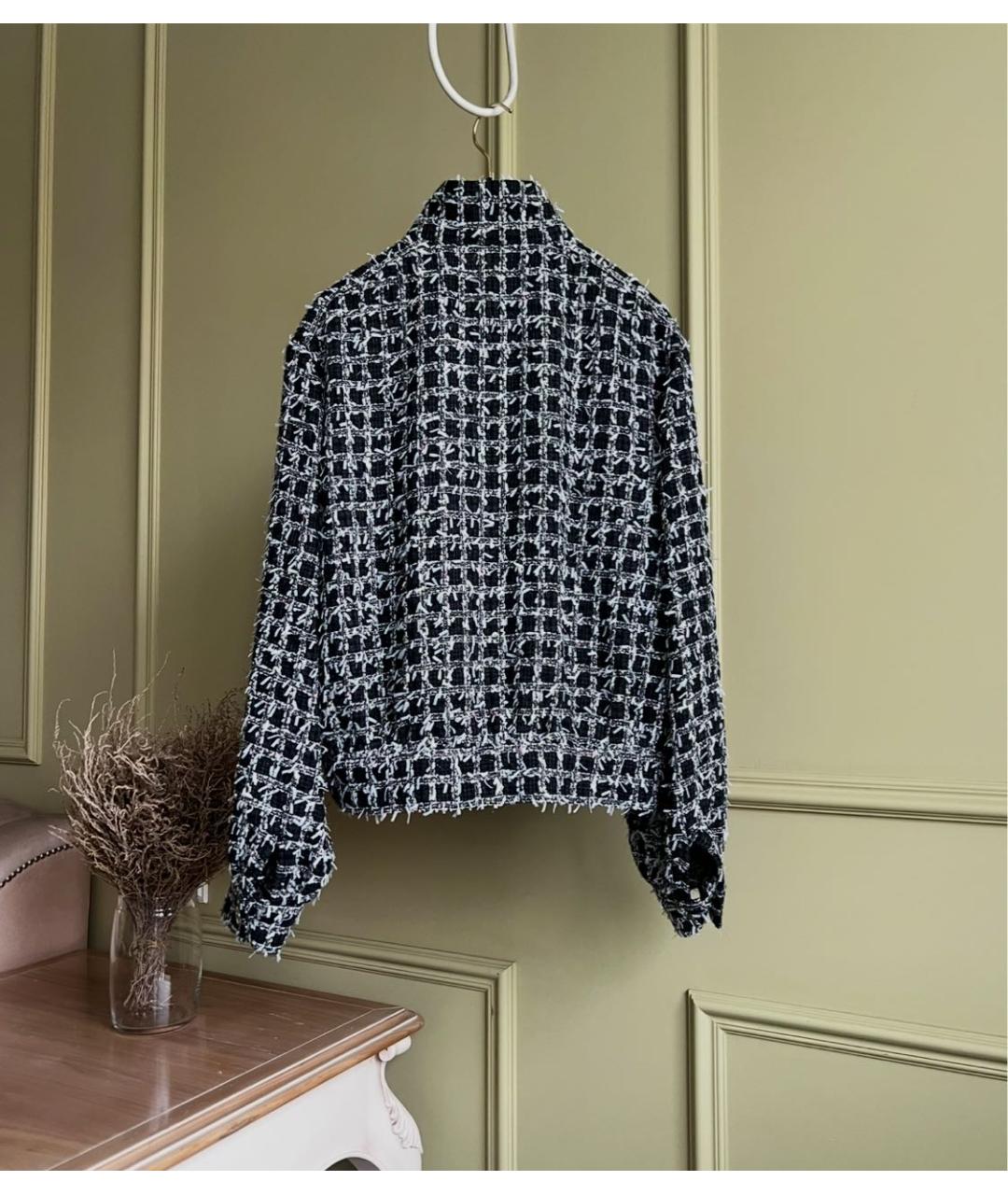 CHANEL Твидовый жакет/пиджак, фото 7