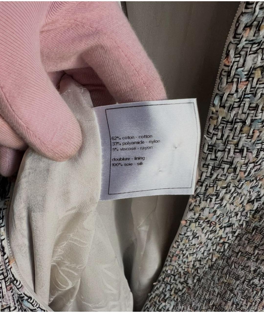 CHANEL Твидовое повседневное платье, фото 8