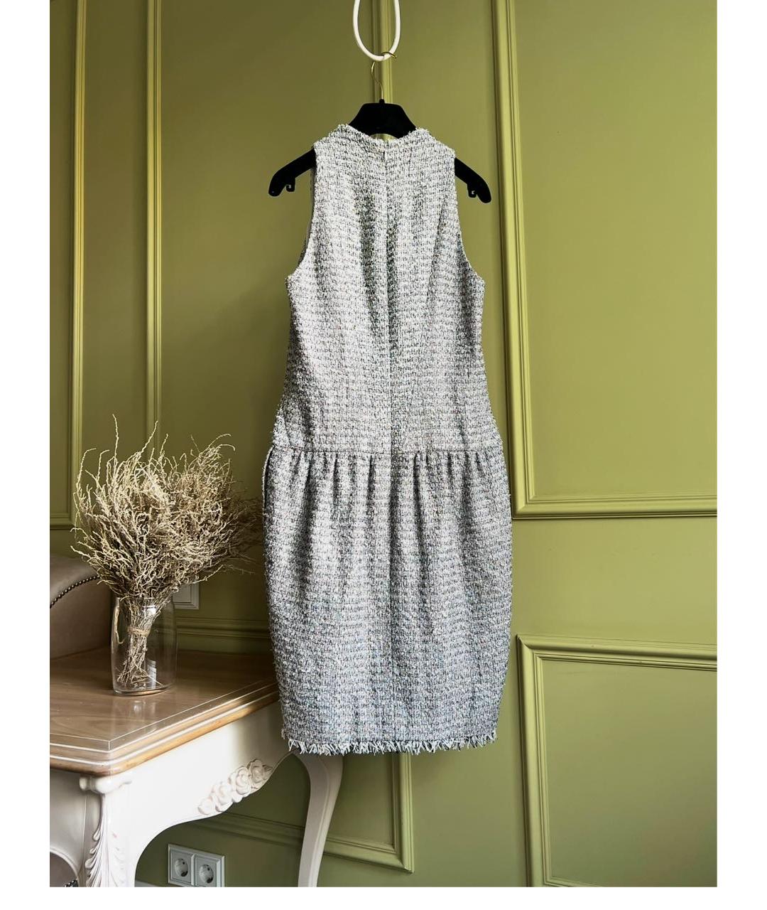 CHANEL Твидовое повседневное платье, фото 5