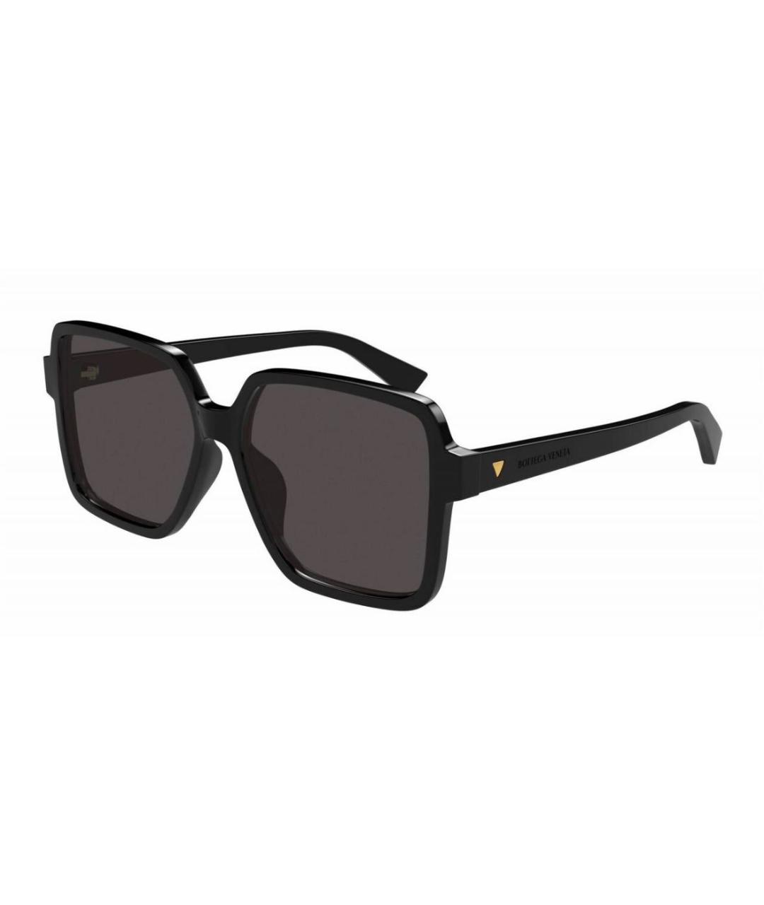 BOTTEGA VENETA Черные пластиковые солнцезащитные очки, фото 3