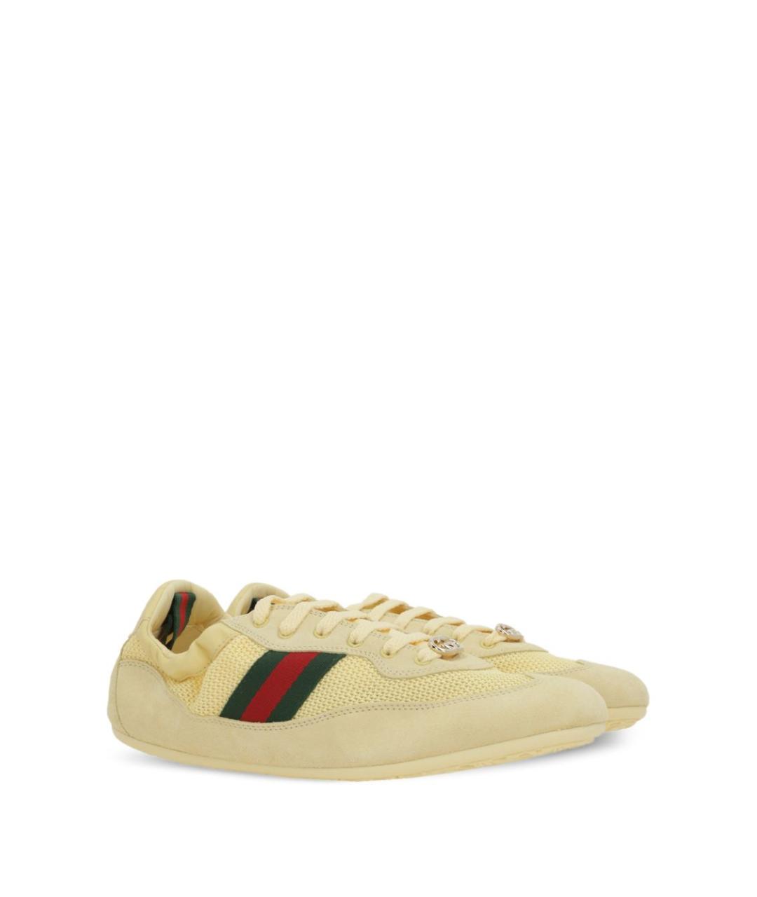 GUCCI Бежевые кроссовки, фото 3