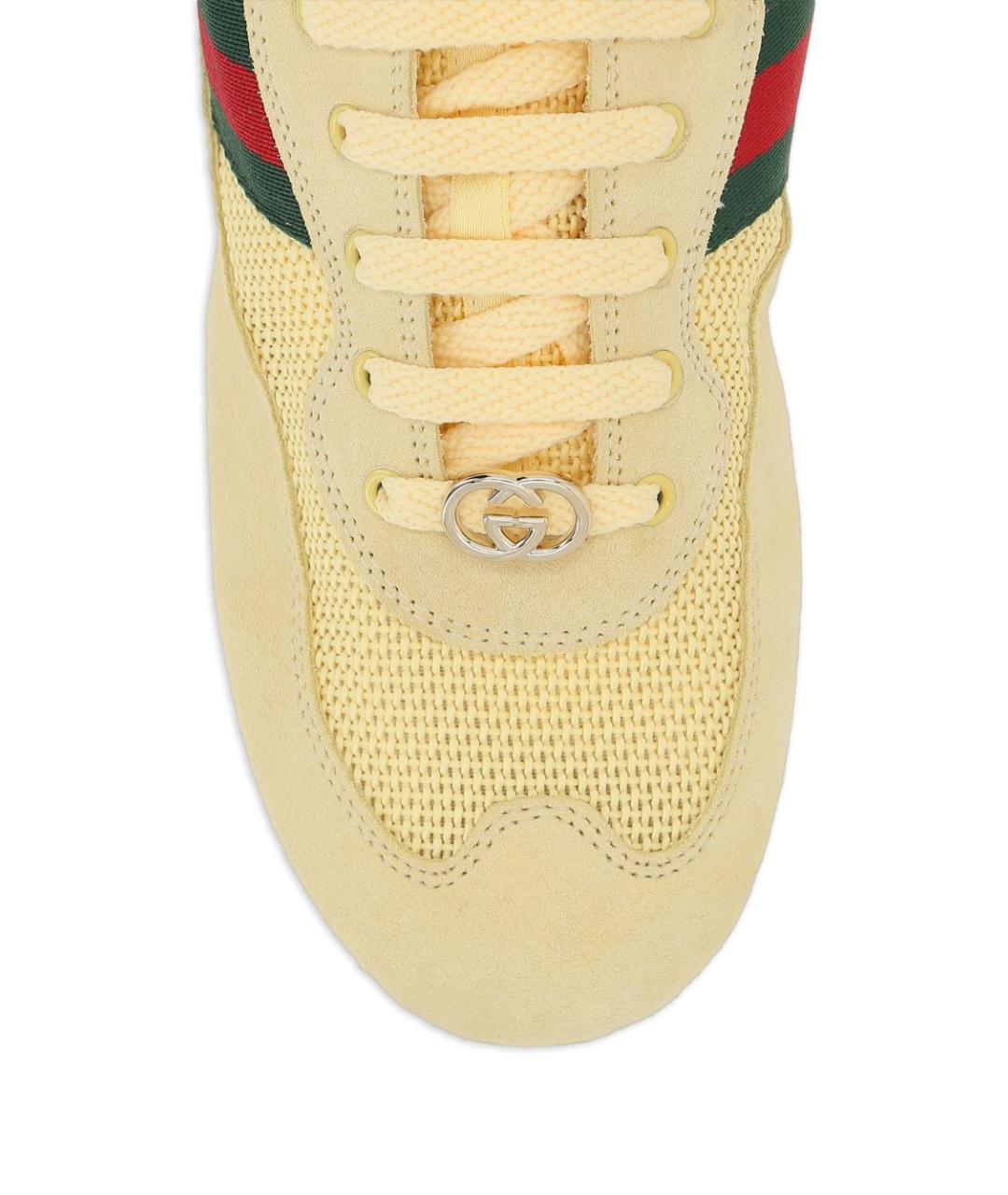 GUCCI Бежевые кроссовки, фото 4