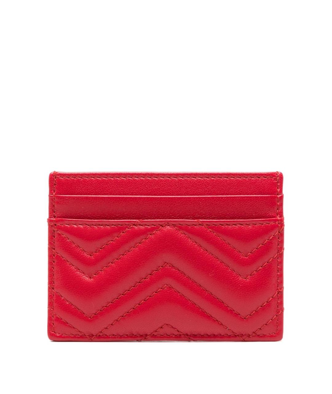 GUCCI Красный кожаный кардхолдер, фото 3