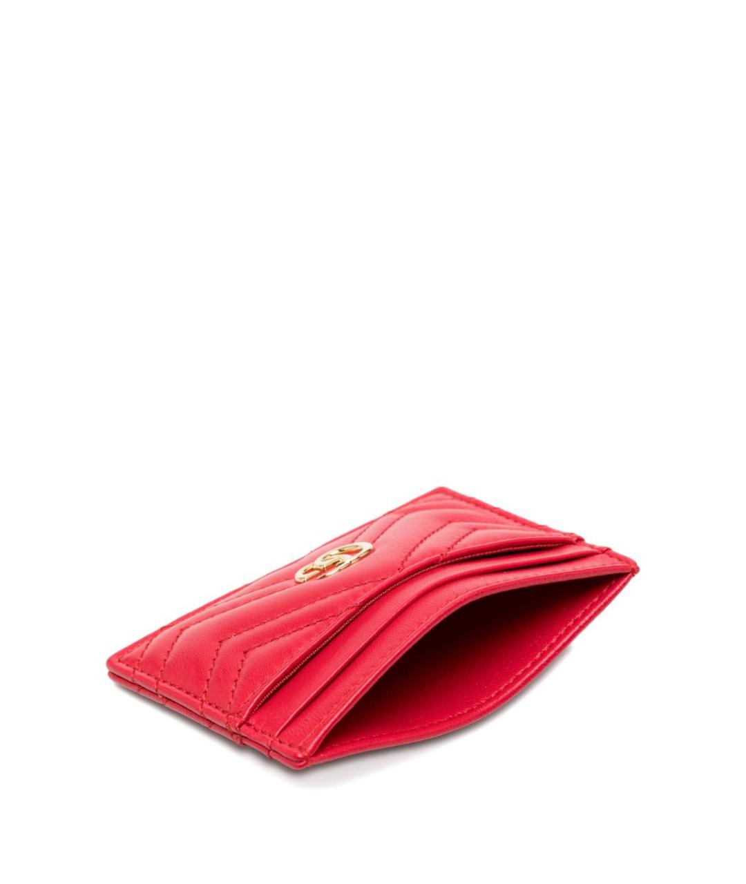 GUCCI Красный кожаный кардхолдер, фото 2
