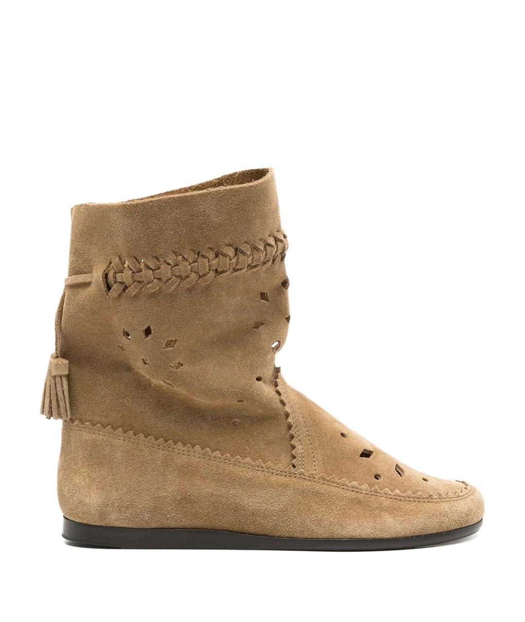 ISABEL MARANT Коричневые замшевые полусапоги, фото 1