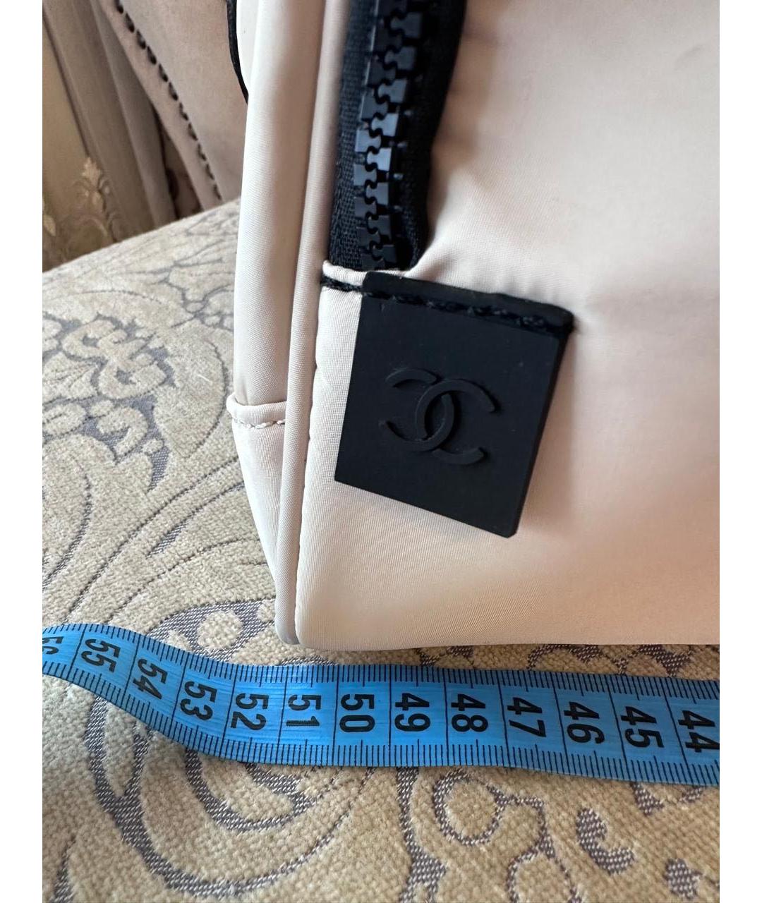 CHANEL Белая дорожная/спортивная сумка, фото 4