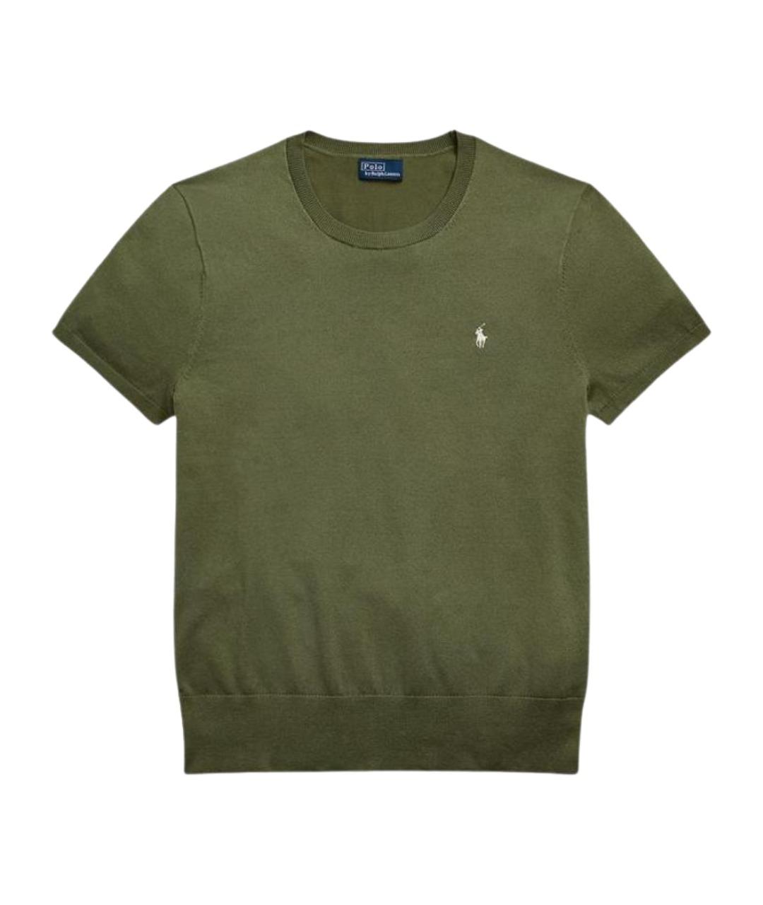 POLO RALPH LAUREN Зеленый джемпер / свитер, фото 1