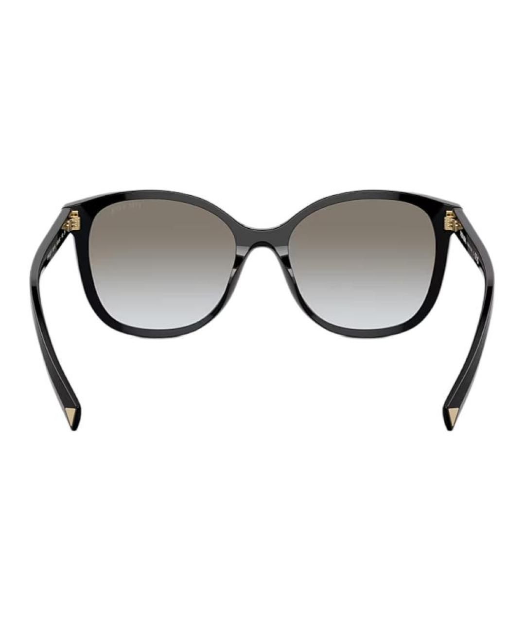 PRADA Черные пластиковые солнцезащитные очки, фото 5