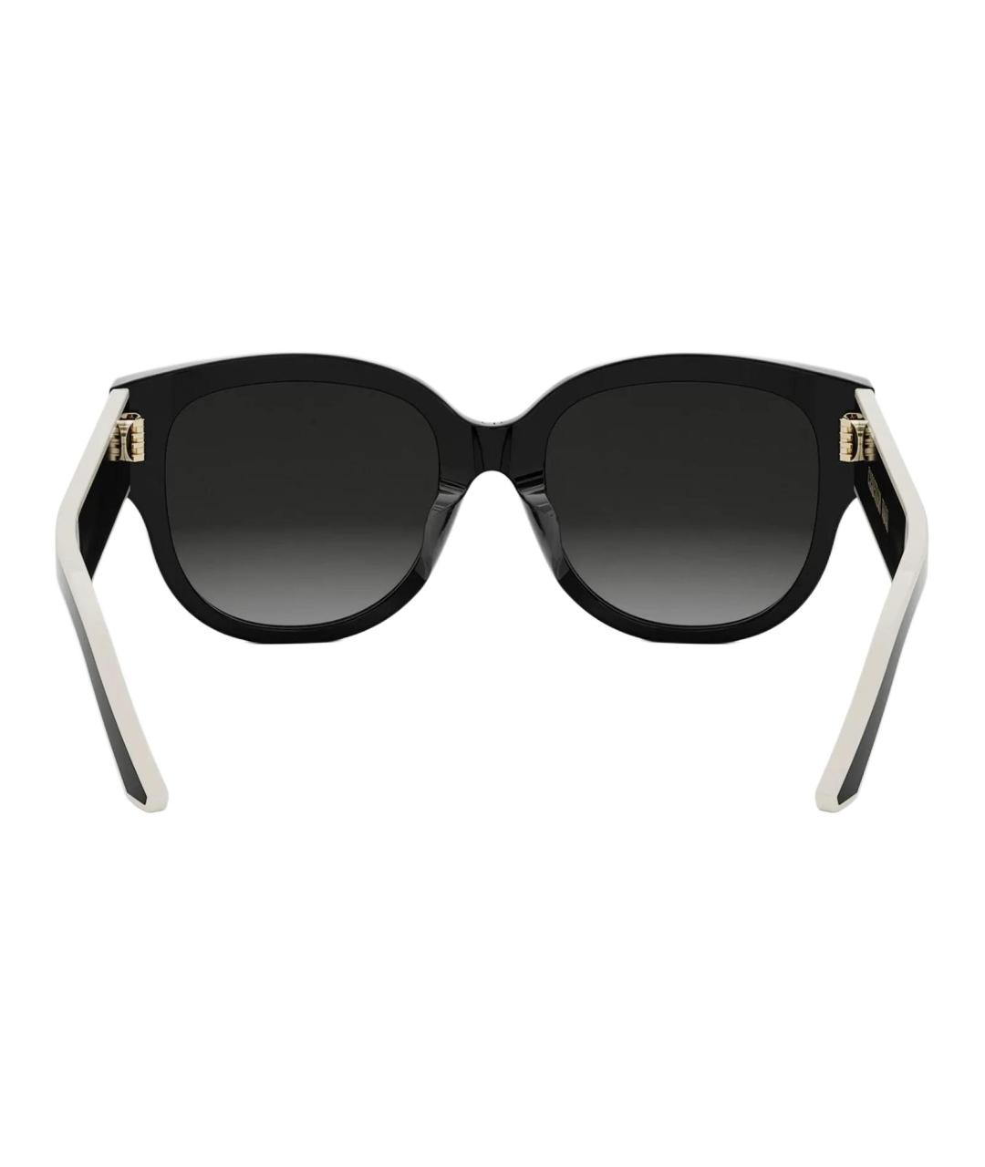 CHRISTIAN DIOR Черные пластиковые солнцезащитные очки, фото 3