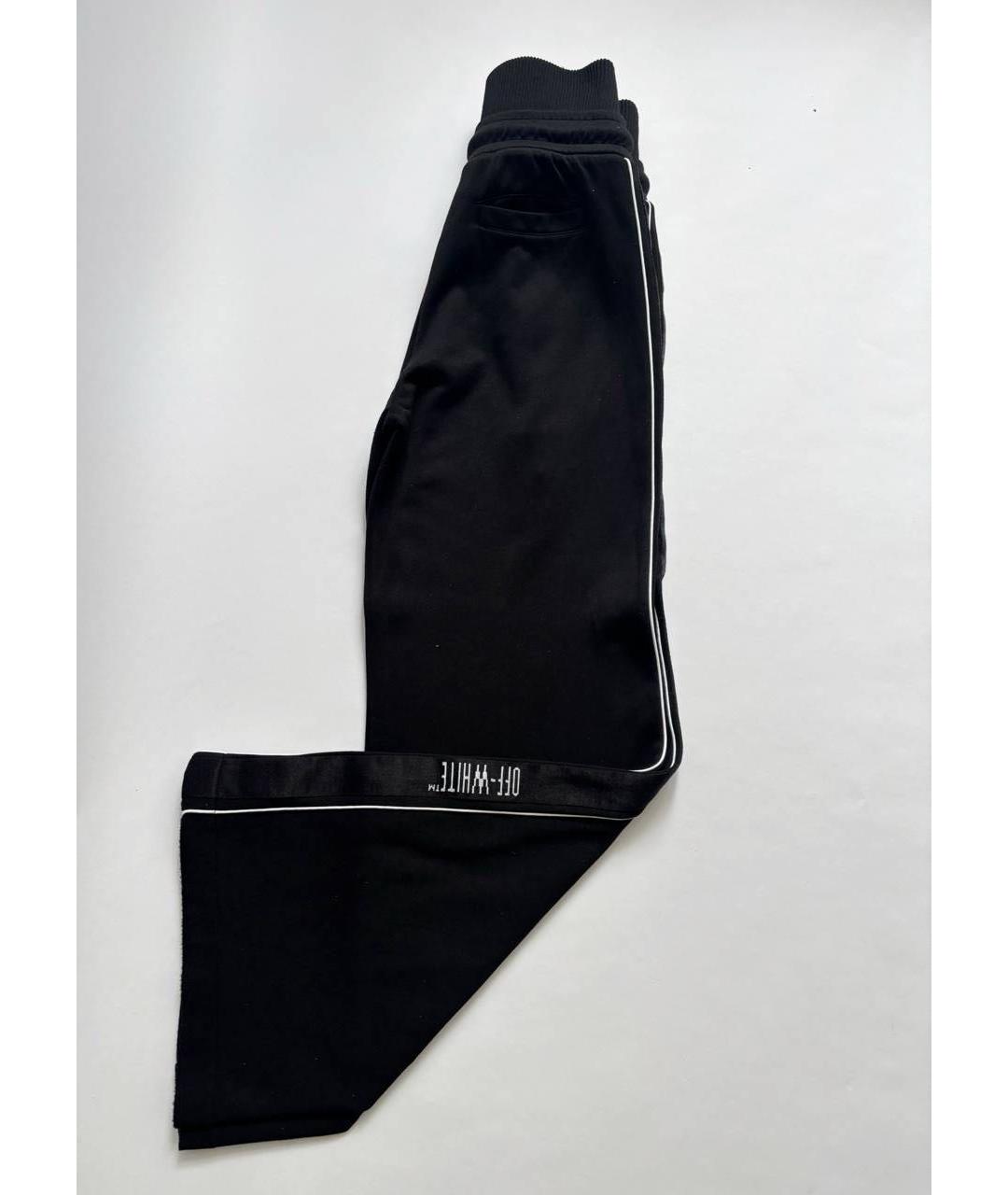 OFF-WHITE Черные велюровые спортивные брюки и шорты, фото 2