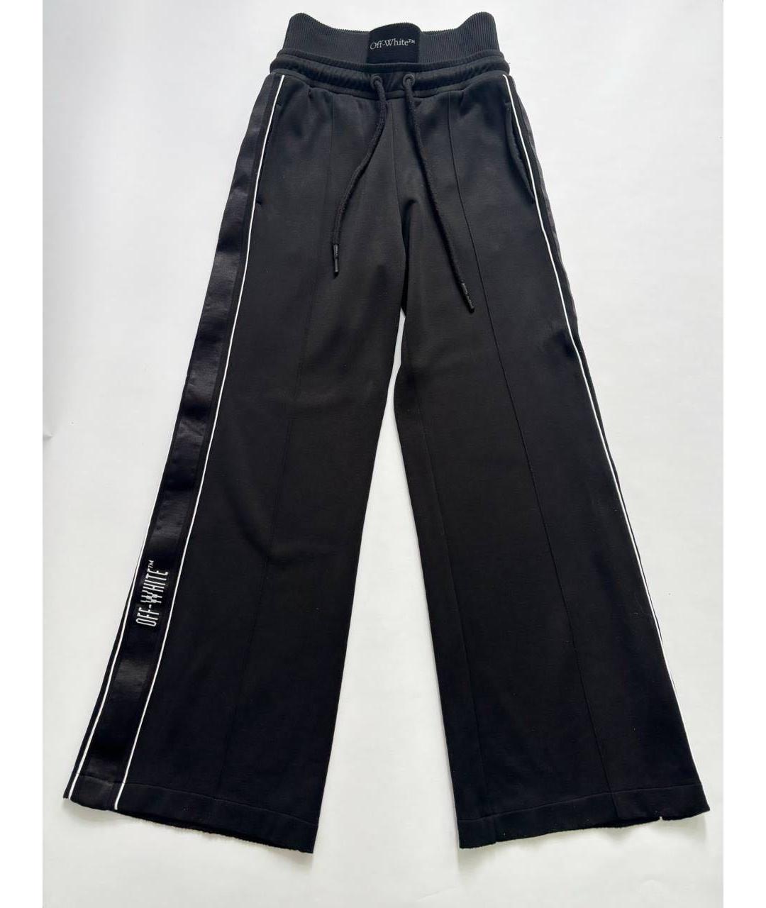 OFF-WHITE Черные велюровые спортивные брюки и шорты, фото 8
