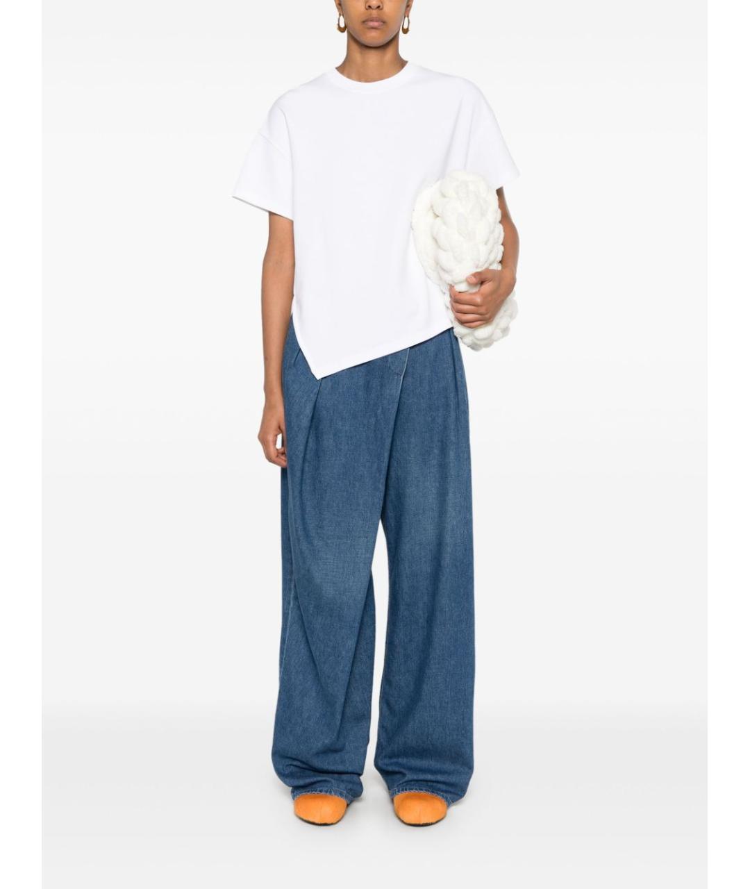 LOEWE Белая хлопковая футболка, фото 3