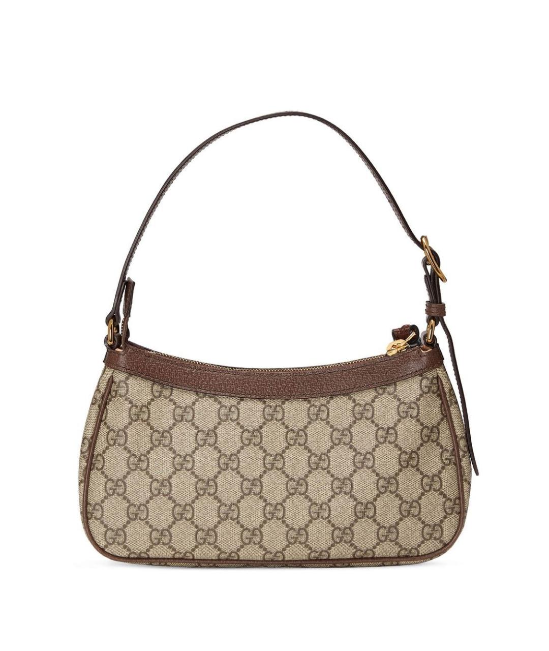 GUCCI Бежевая сумка с короткими ручками, фото 3