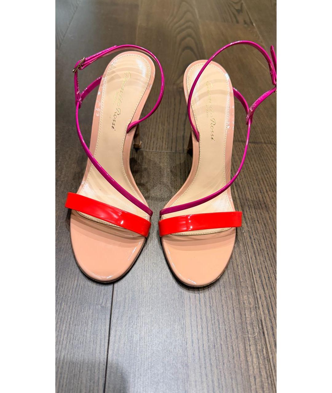 GIANVITO ROSSI Босоножки из лакированной кожи, фото 3