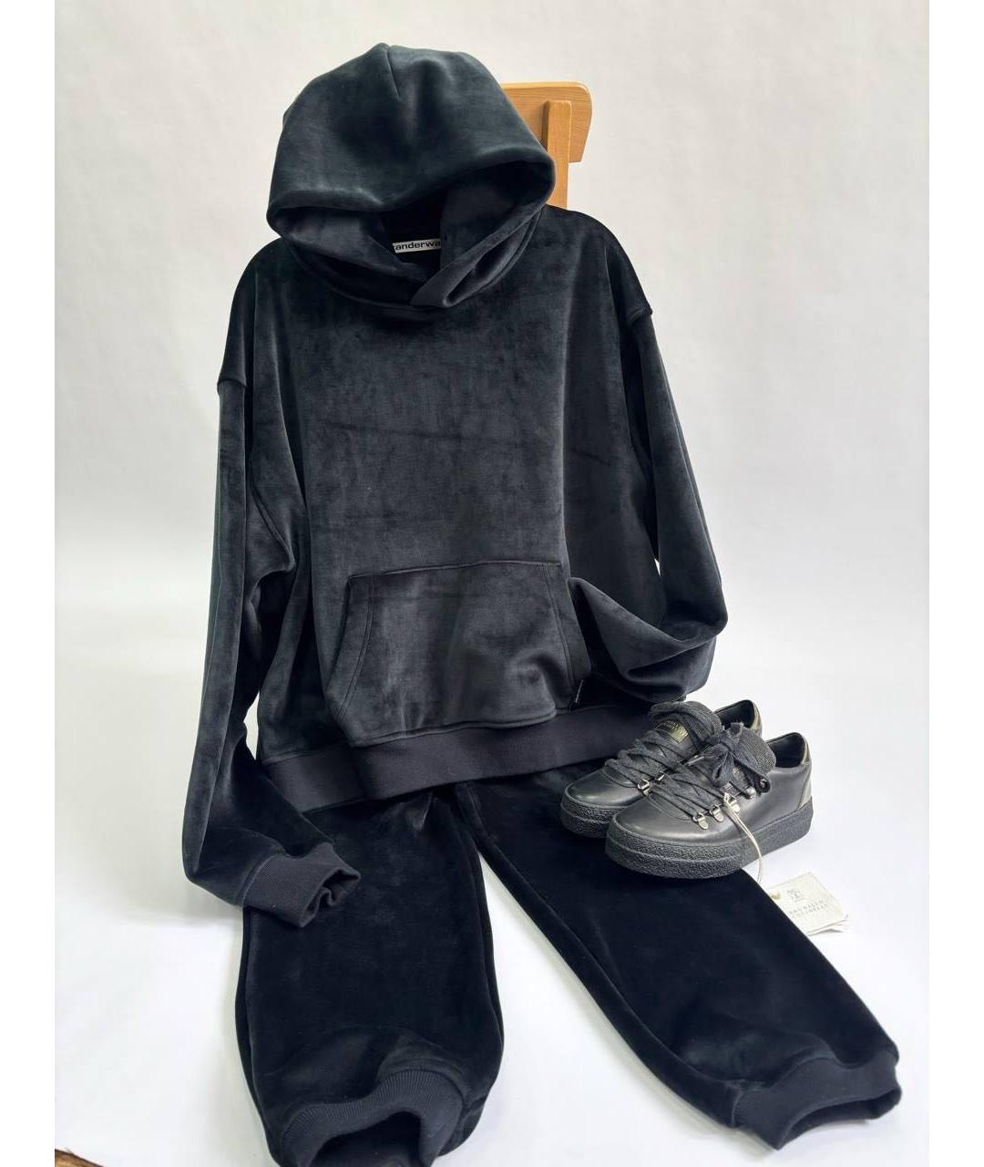 ALEXANDER WANG Черный велюровый спортивные костюмы, фото 3