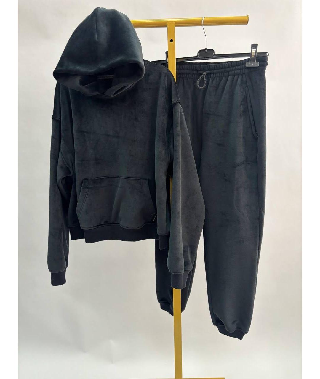 ALEXANDER WANG Черный велюровый спортивные костюмы, фото 6