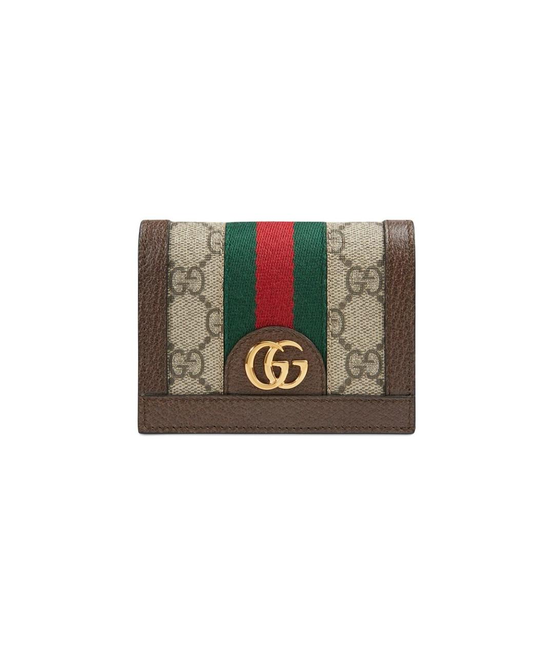GUCCI Коричневый кошелек, фото 1
