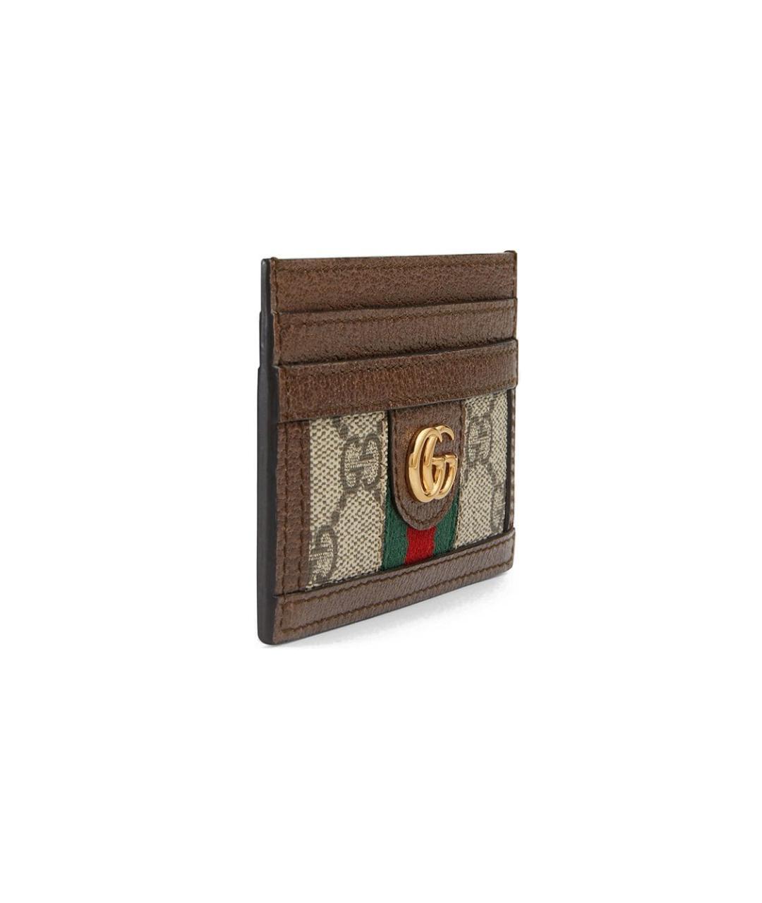 GUCCI Коричневый кардхолдер, фото 3