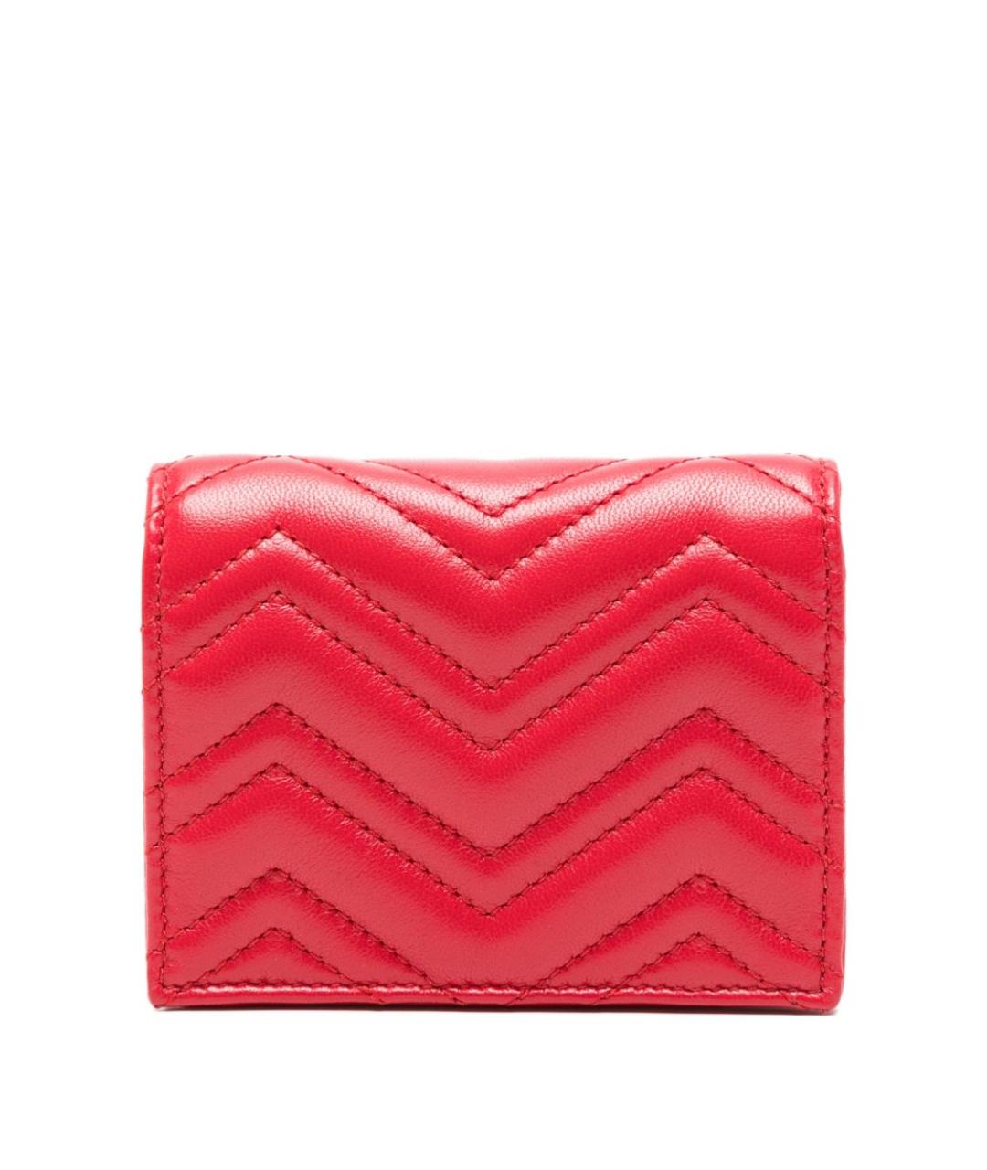 GUCCI Красный кожаный кошелек, фото 3