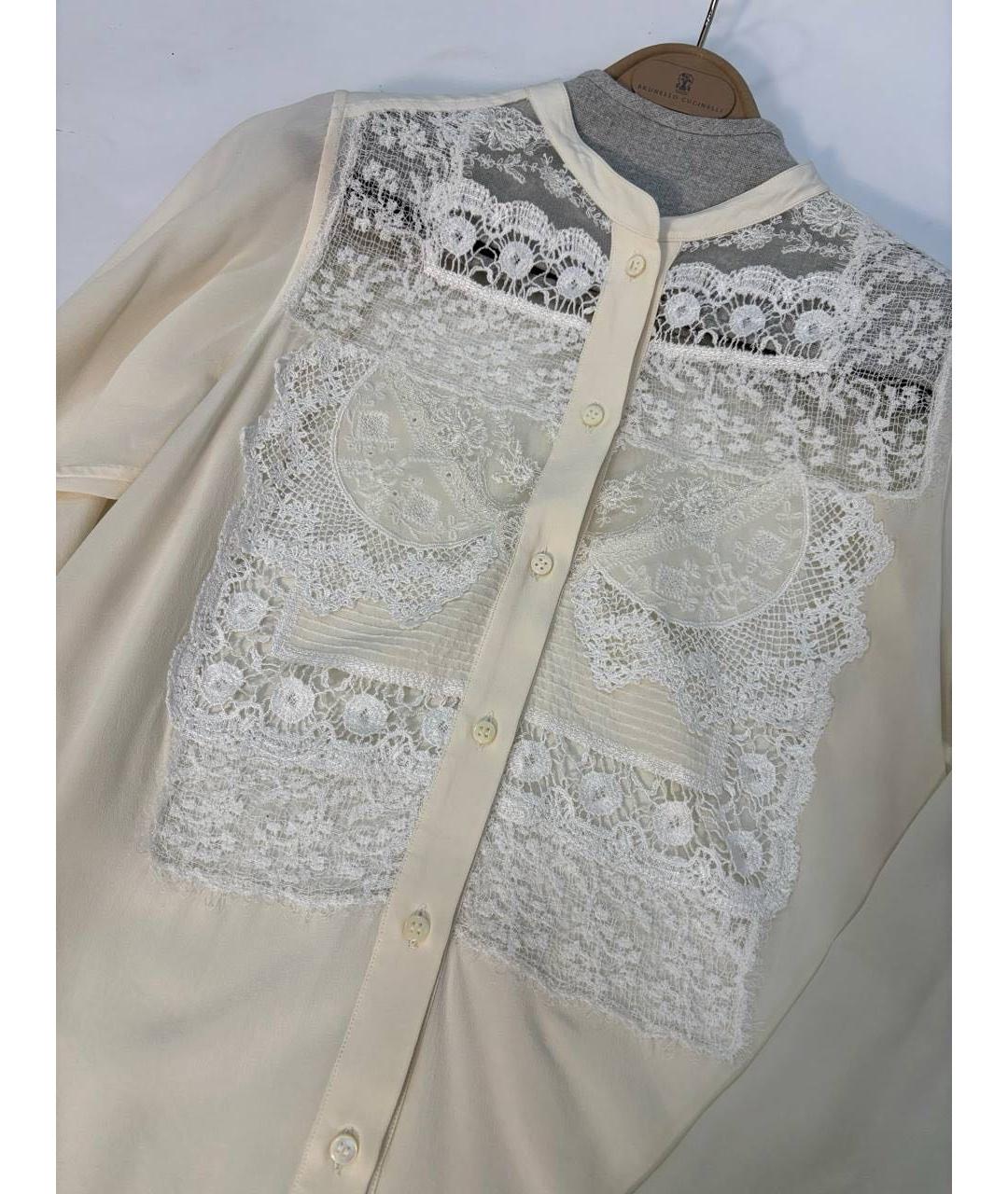 ERMANNO SCERVINO Белая рубашка, фото 8