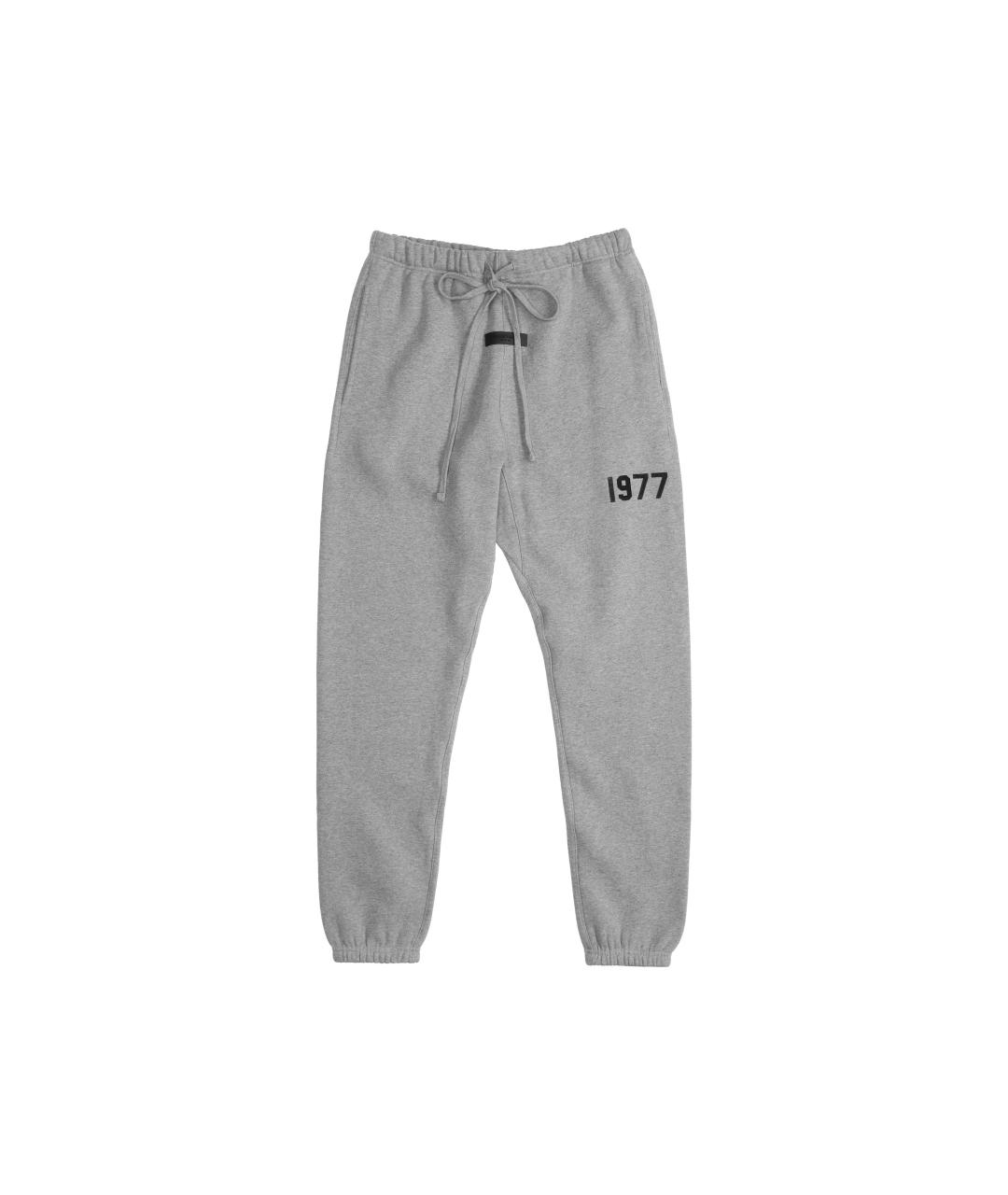 FEAR OF GOD ESSENTIALS Серые хлопковые повседневные брюки, фото 5