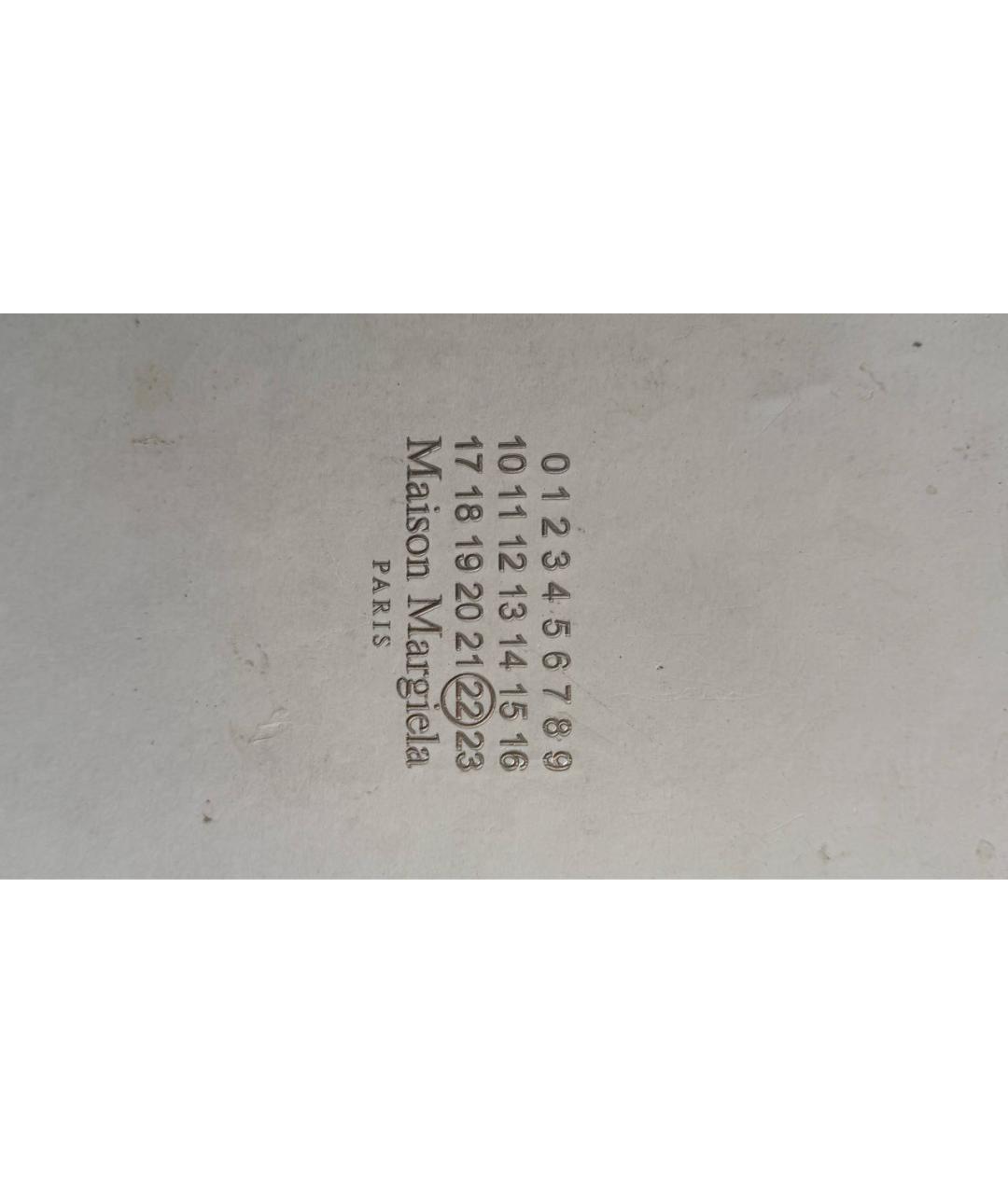 MAISON MARGIELA Коричневые кожаные полусапоги, фото 8